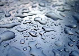 Standing water slows drying time Standing water slows drying time